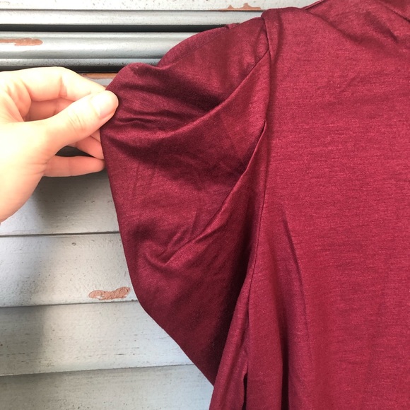 Enza Costa puff sleeve turtle neck small - Picture 7 of 10